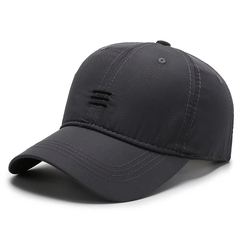 Breathable Baseball Cap - Adjustable, Moisture-Wicking Sun Hat