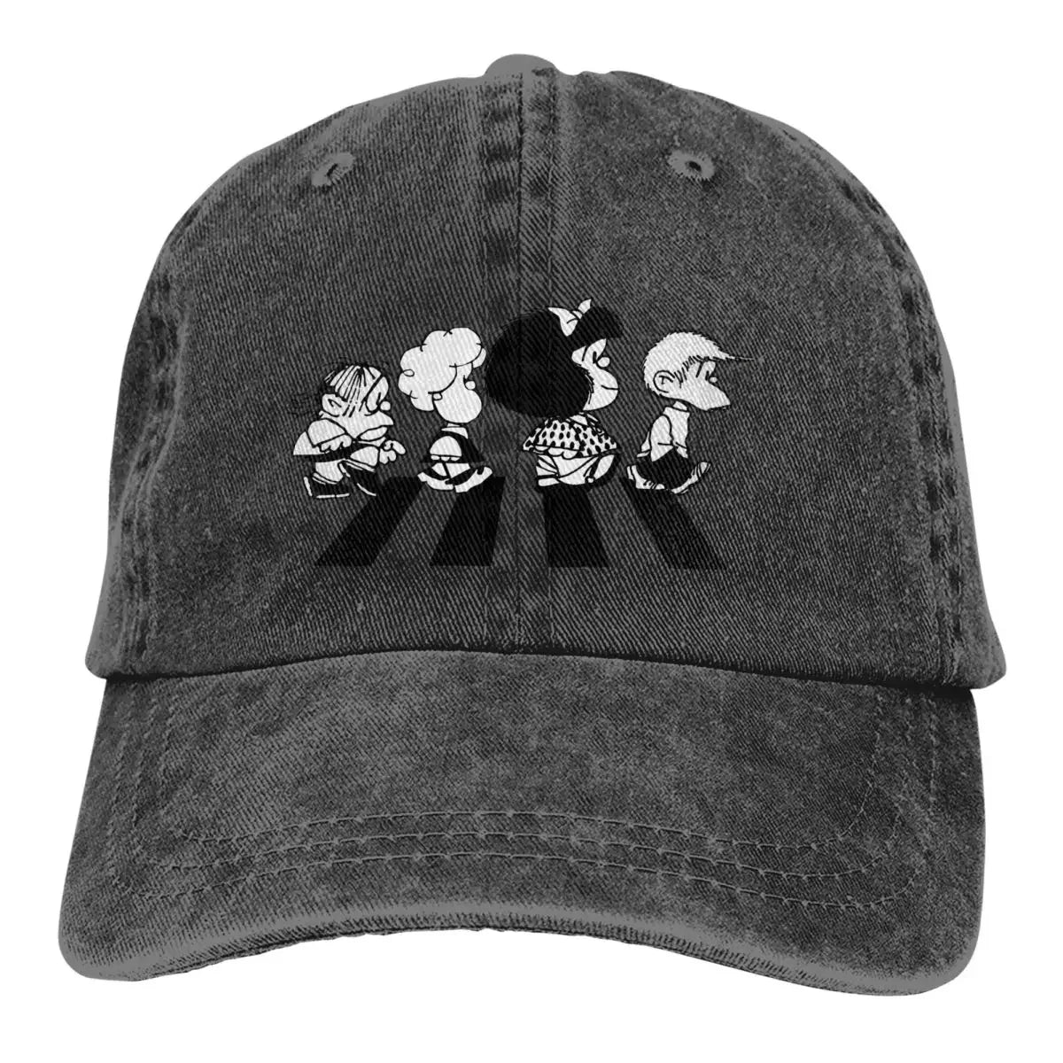 Her Friends Baseball Caps Peaked Cap Mafalda Cartoon Sun Shade Hats for Men