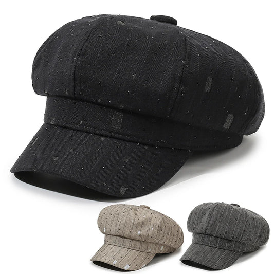 Women's Octagonal Beret For Spring And Autumn