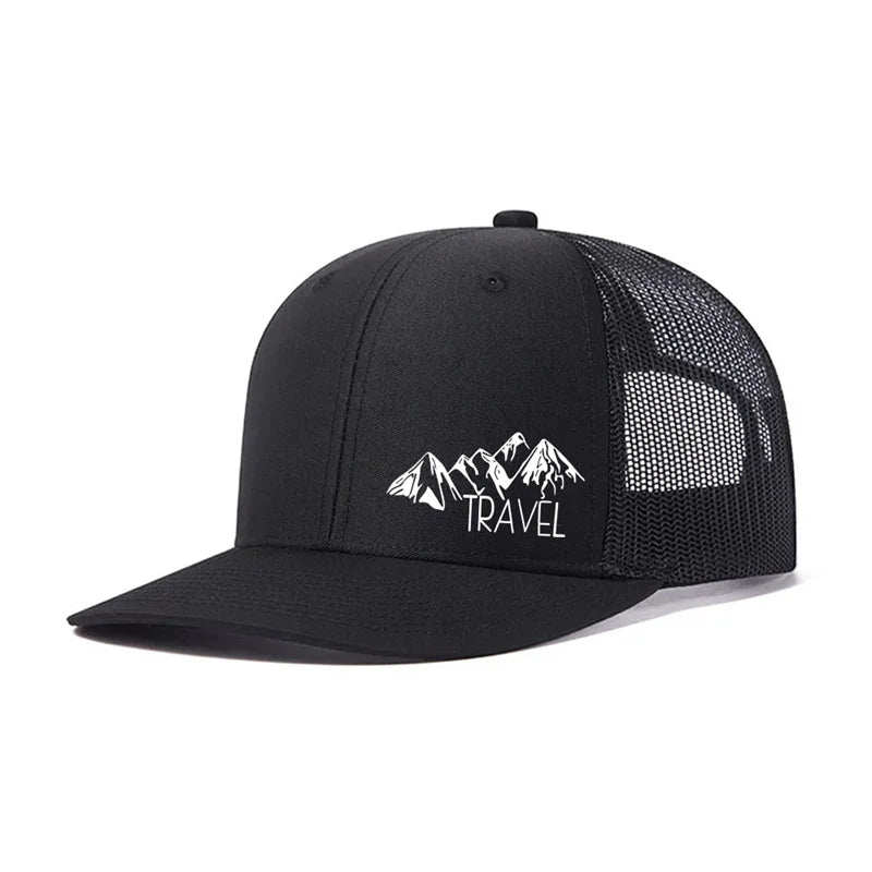 Unisex Summer Printed Hill Baseball Cap for Men Women