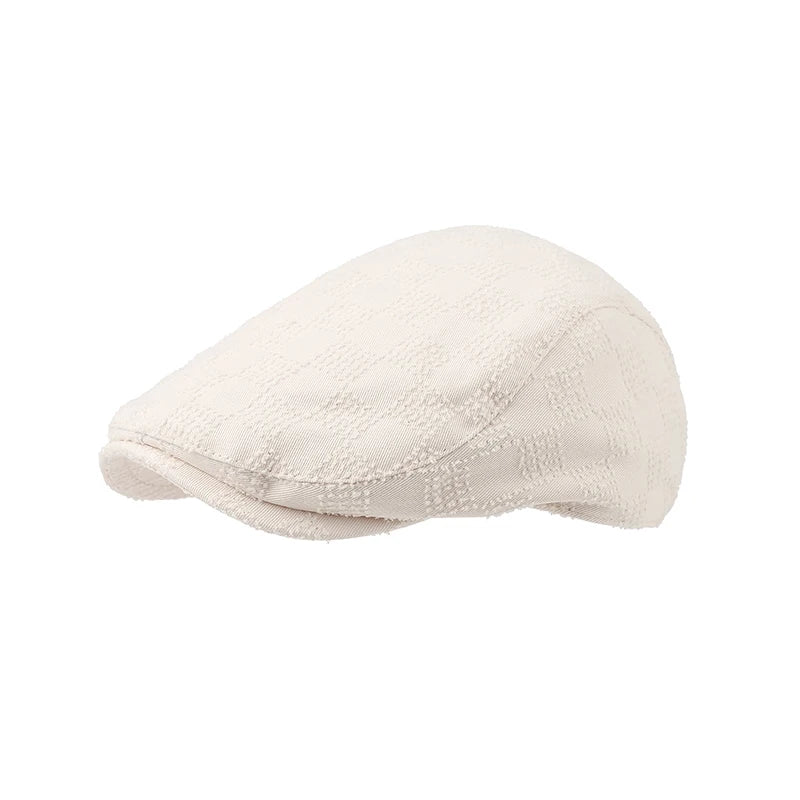 Artist Painter Striped Beret Hat Male Female Flat Caps