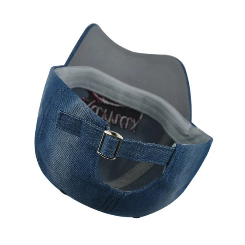 Korean Style Women's Denim Baseball Cap