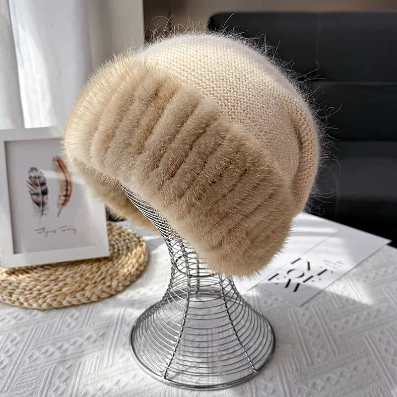 Luxury Women's Winter Wool Beanie Hat