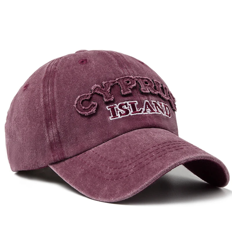 Washing Retro Style Baseball Cap For Men