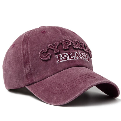 Washing Retro Style Baseball Cap For Men