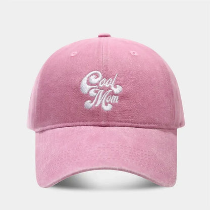 Four Seasons Cotton Geometric Embroidery Casquette Baseball Cap