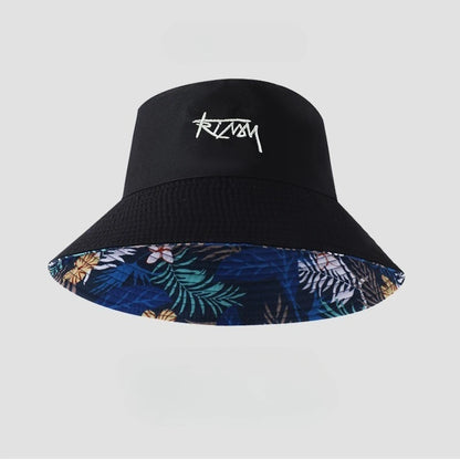 Summer Big Head Letter Bucket Hat For Men Women Korean Fisherman Hat