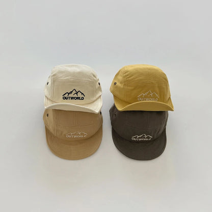 Korean Baby Duck Tongue Hat Letter Casual Kids Baseball Hat