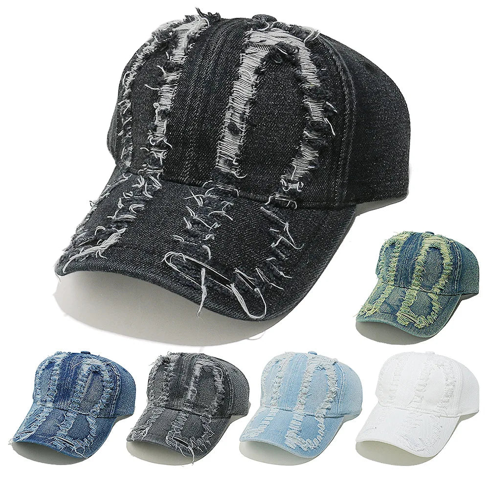 Custom Warm Classic Denim Sports Hiphop Caps Unisex