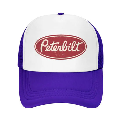Peterbilt Truck Racing Men Mesh Baseball Caps