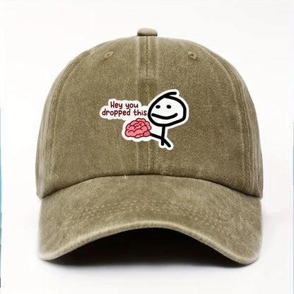 Fun Cartoon Printed Baseball Cap for both Men and Women