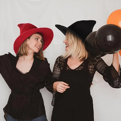 Halloween Witch Hat Long Point Hat Knitted Cap For Women Halloween Party Hat