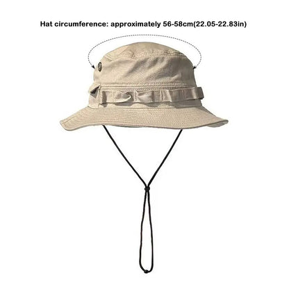 New Fashionable Mountaineering Hat Sun Protection Breathable Fisherman Hat