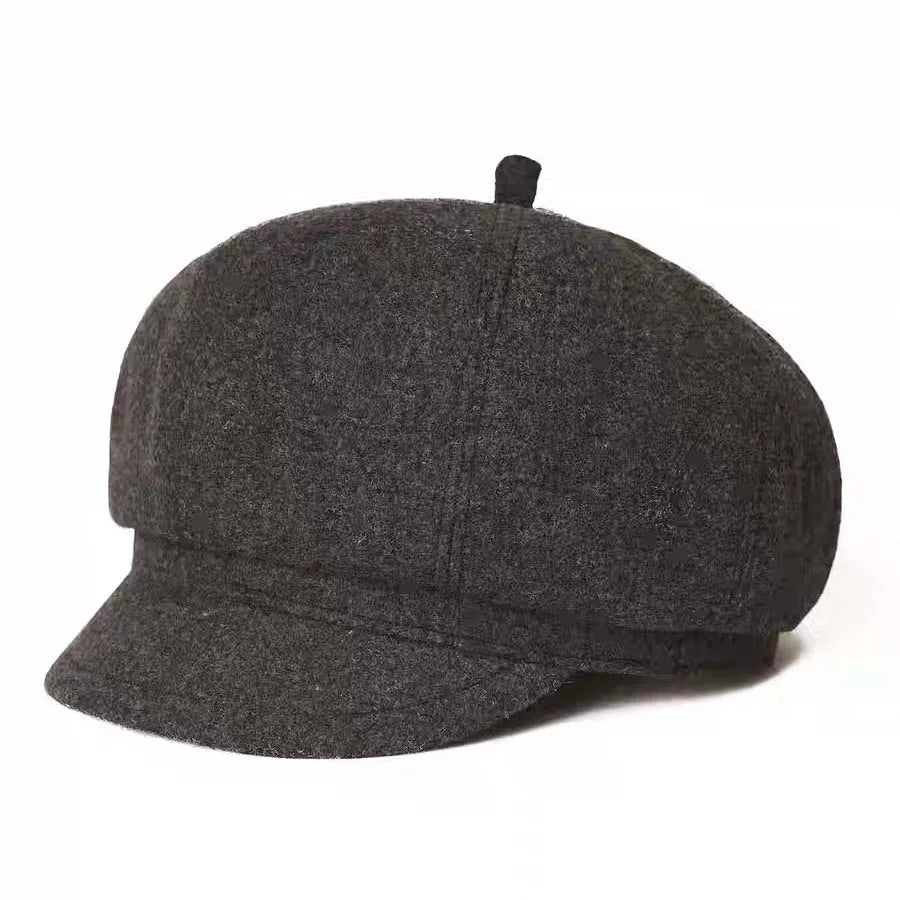 Casual New Wool Hat Cap Beret Warm Spring Cotton Men