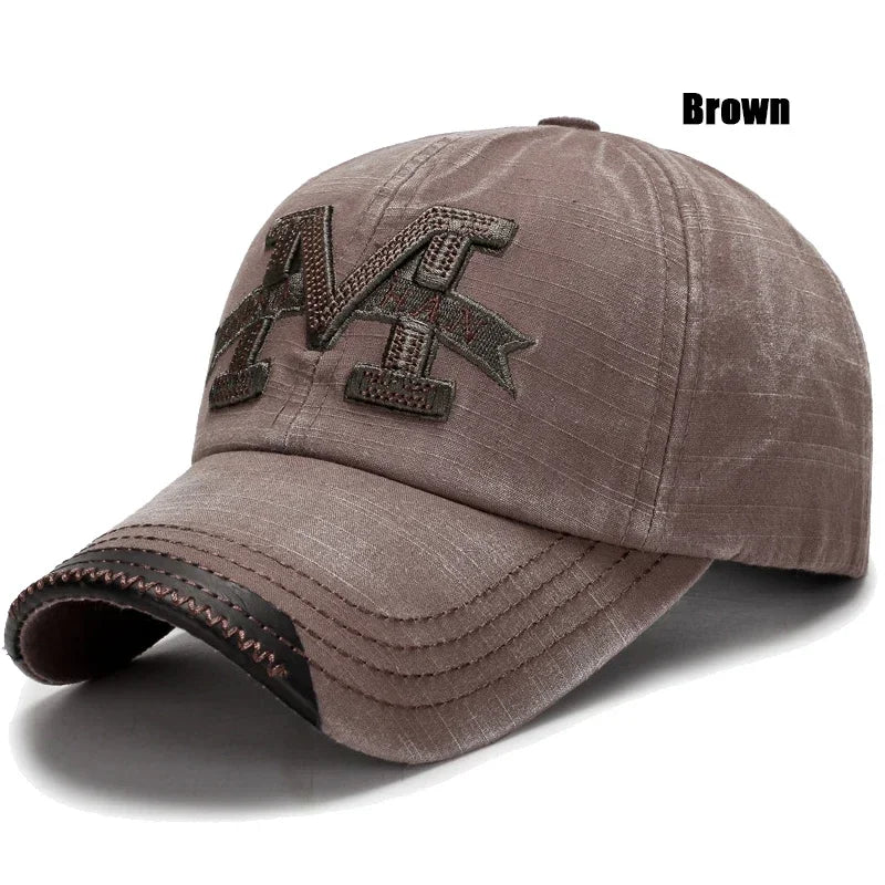 Spring and Autumn Washed Hats Mens Casual Old Baseball Caps