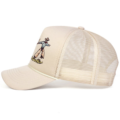 Unisex Tiger Embroidery Baseball Net Caps Spring Summer