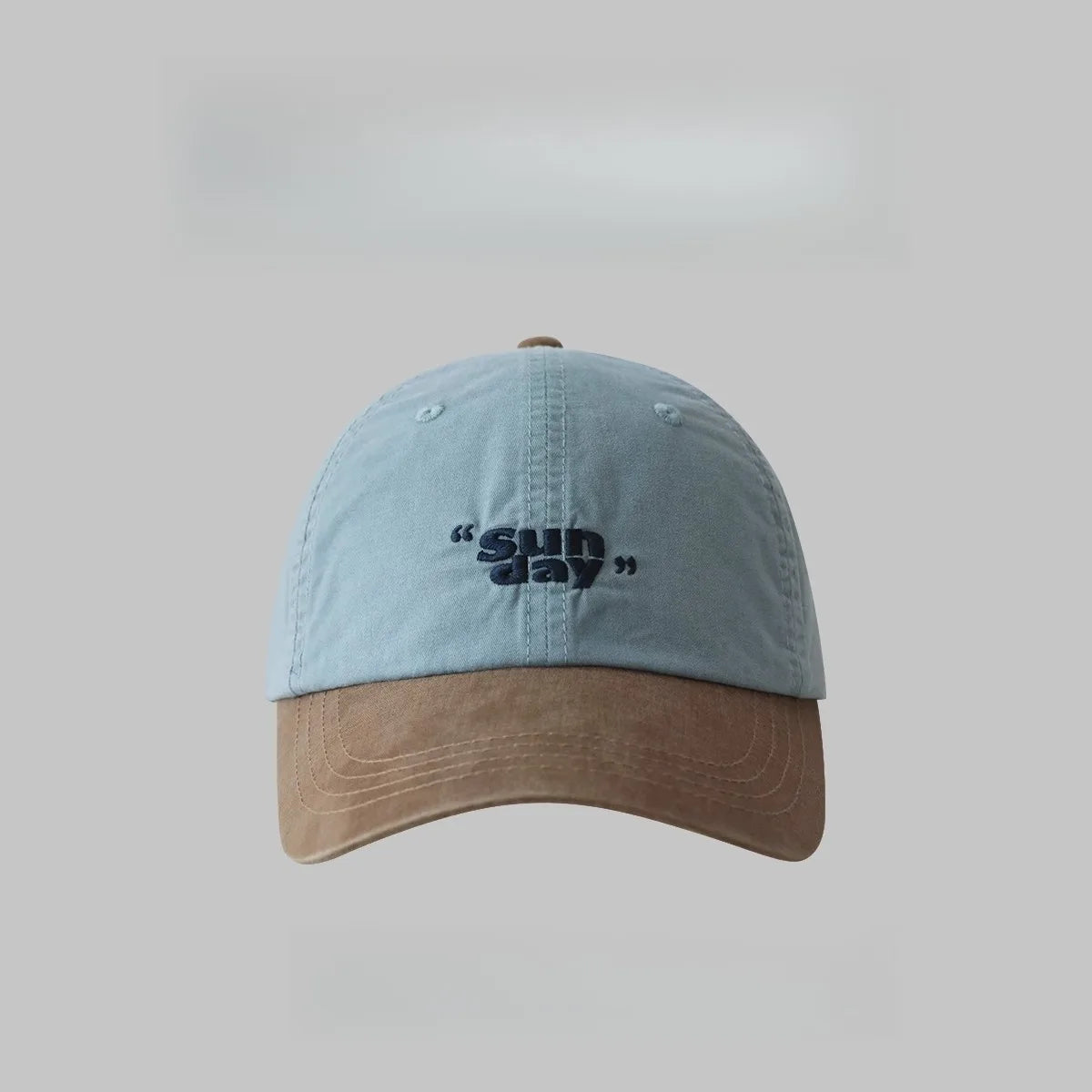 Small Niche Color Blocking Design Duckbill Cap Fashion Korean Outdoor Retro