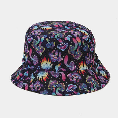 Colorful Print Bucket Hat Panama For Women And Men