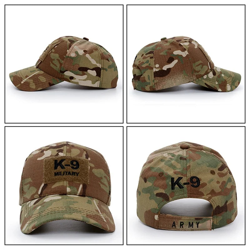 2026 Unisex Cotton Tactical Camouflage Embroidery Casual Baseball Cap Women Men
