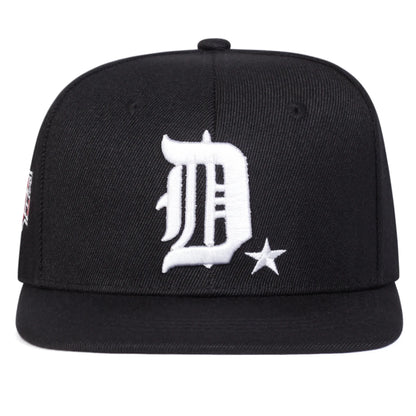 Unisex D Letter Side Dummy Fresh Embroidery Hip-hop Hats Spring