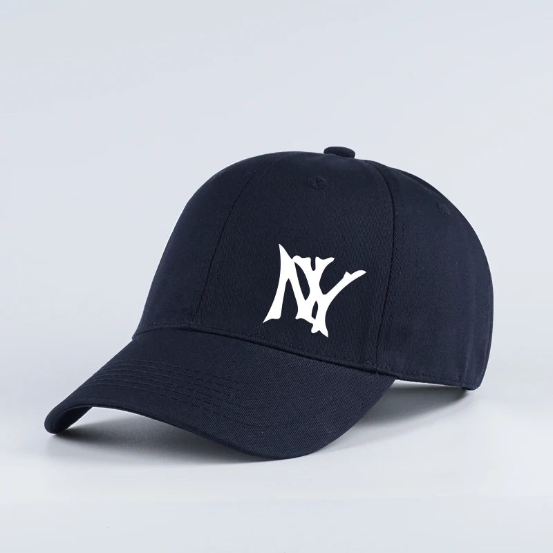 NY Letter Print Soft-Peak Baseball Cap