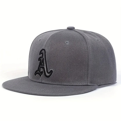 Unisex Gothic Letter A Embroidery Hip-Hop Hats