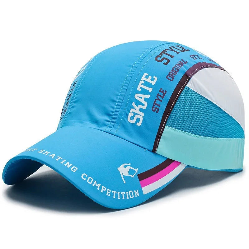 Letter Patchwork Mesh Mesh Baseball Cap Spring