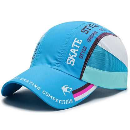 Letter Patchwork Mesh Mesh Baseball Cap Spring