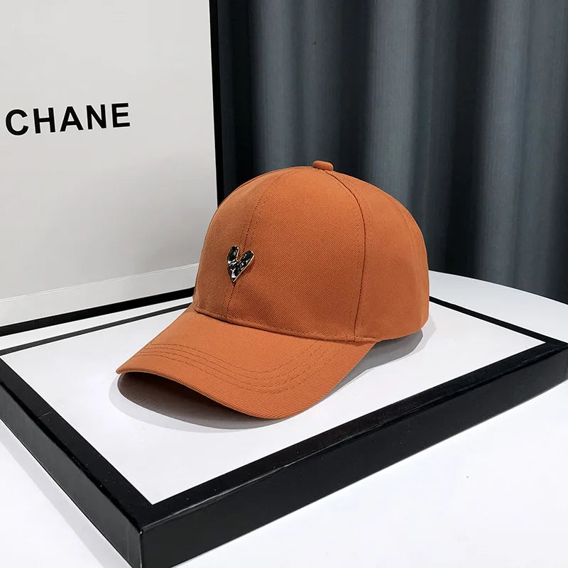 Unisex Love Embroidery Baseball Caps Spring Autumn