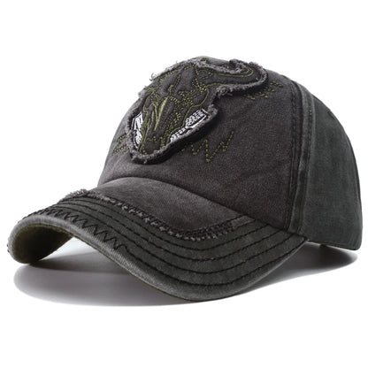 New Hip Hop Vintage Washed Denim Baseball Cap