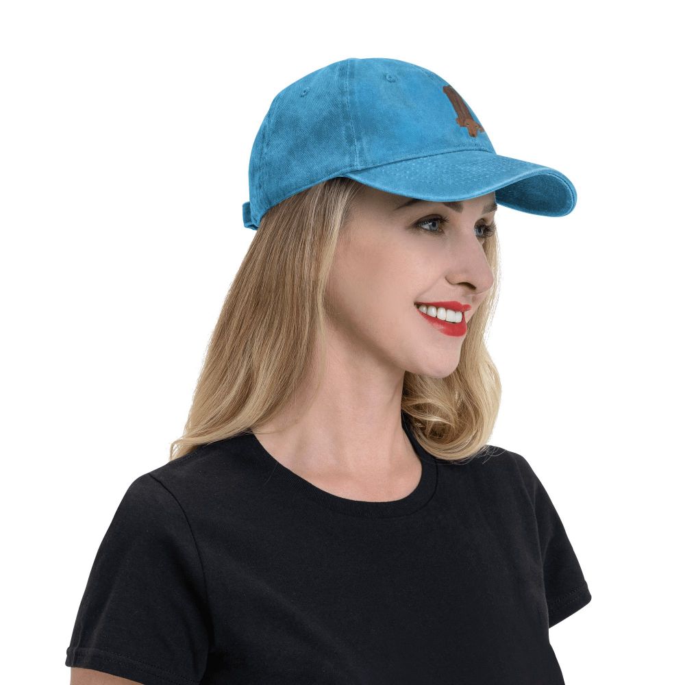 I Love My Wiener Dog Dachshund Baseball Cap Distressed Washed Caps Hat Fashion Outdoor Activities Sun Cap