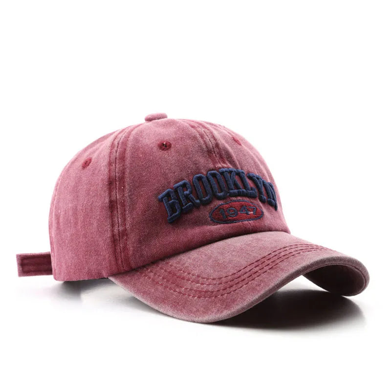 1/6PCS/Set Embroidered Baseball Cap For Women Men Spring Summer