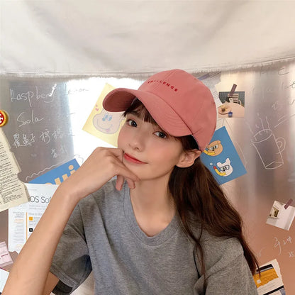 Summer Baseball Cap Women Men Letter CHALLENGE Trucker Hat Hip Hop Snapback Caps Outdoor Sun Hat