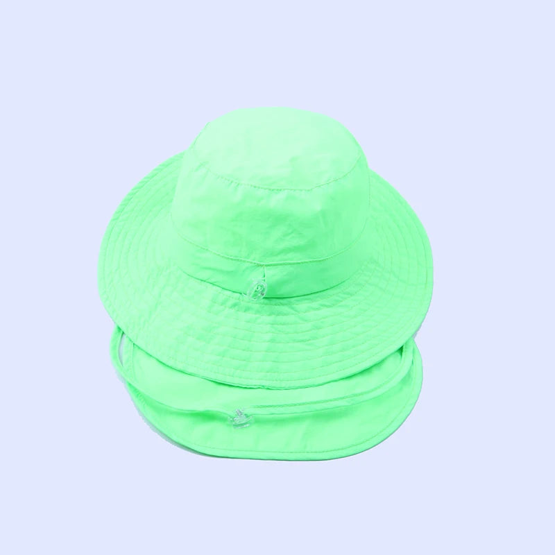 2-4 Years Summer Baby Hat Kids Cotton UV Protection Sun Cap Children