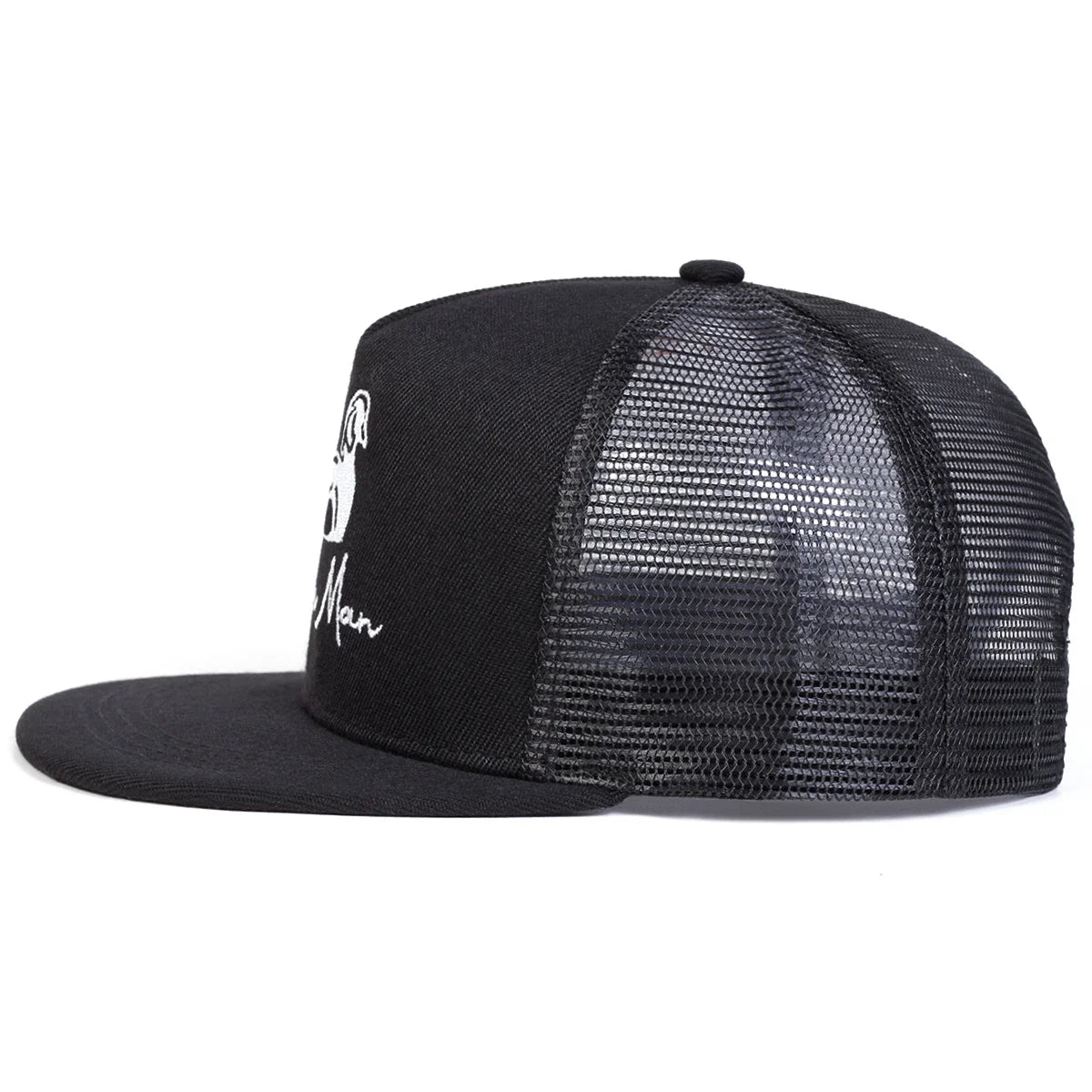 Unisex Simple Man Duck Embroidery Hip-hop Net Hats Spring Summer