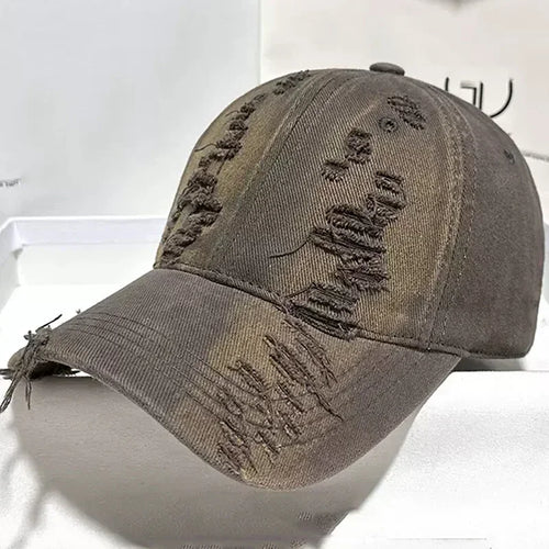 New Ripped Rimmed Baseball Hats For Men And Women