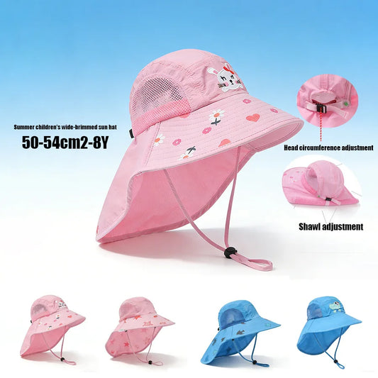 Children's Sun Protection Hat - Baby Sun Hat, Boys' Sun Hat