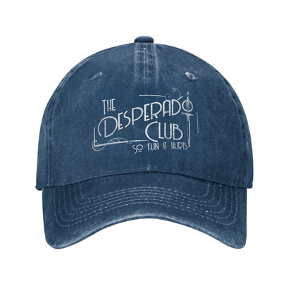 The Desperado Club Sign Sci-Fi Book Washed Baseball Cap