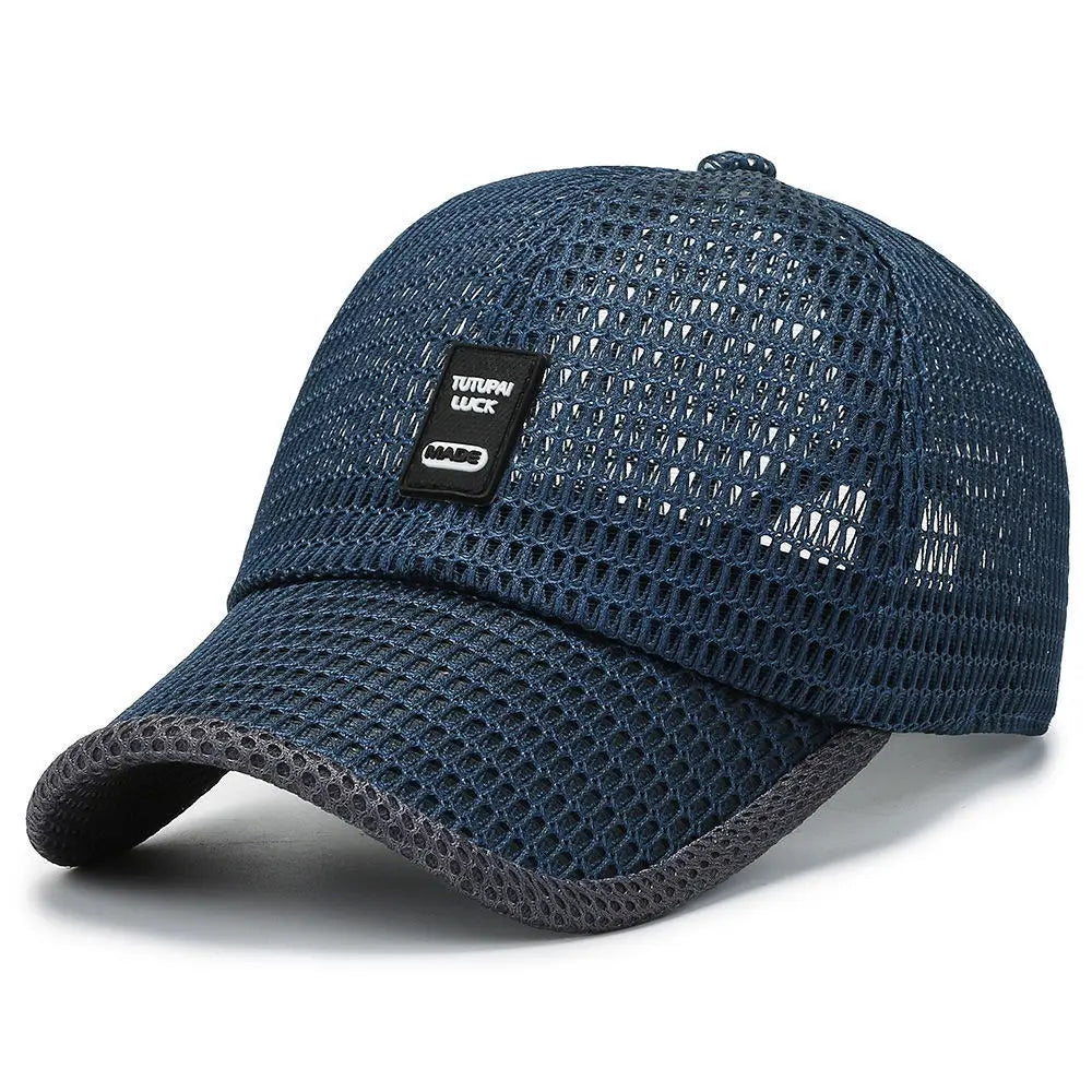 Men's Mesh Baseball Cap Breathable Summer Caps Dad Hat