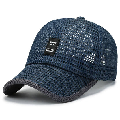 Men's Mesh Baseball Cap Breathable Summer Caps Dad Hat