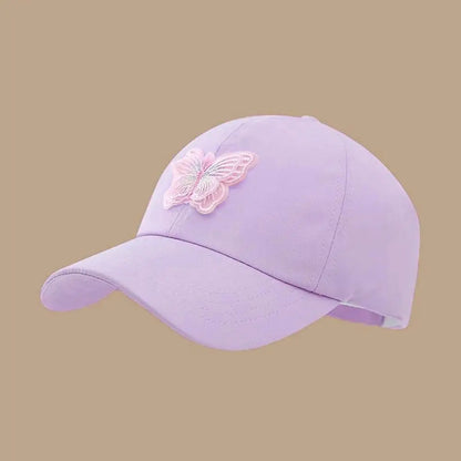Summer Kids Baseball Caps Sun Protection Hollow High Ponytail Caps