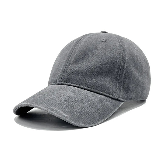 Vintage Distressed Washed Cotton Baseball Hat