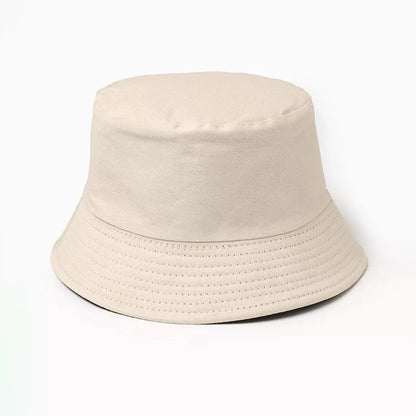 Summer Picole Nationale Bob Man Reversible Bucket Hat Women Cotton Fisherman Cap