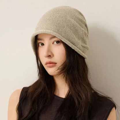 Stretchy, Lightweight Soft Women's Fashion Pullover Hat – Soft Beanie
