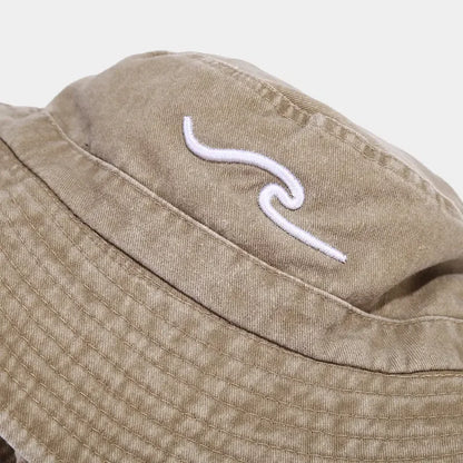 Wave Embroidered Fisherman Hats