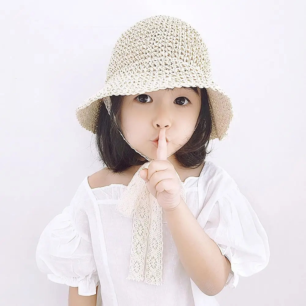 Fashion Princess Casual Beach Hat Lace Hat Panama Cap Straw Cap