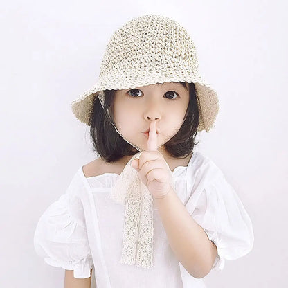 Fashion Princess Casual Beach Hat Lace Hat Panama Cap Straw Cap