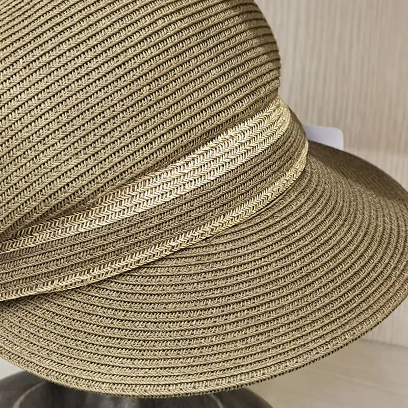 UV Protection Straw Cap Women Sun Hat Brim Visor Hat