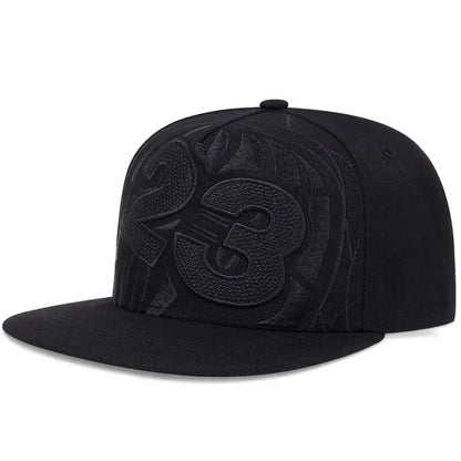Unisex 23 Baseball Letter Embroidery Hip-hop Hats Outdoor