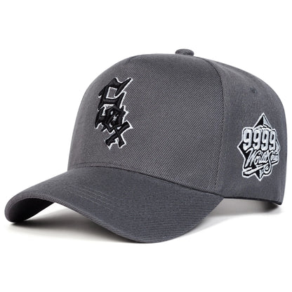 Unisex Sox Letter Embroidery Baseball Caps Spring Autumn Outdoor